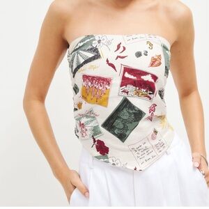 Reformation Dillon Linen Top